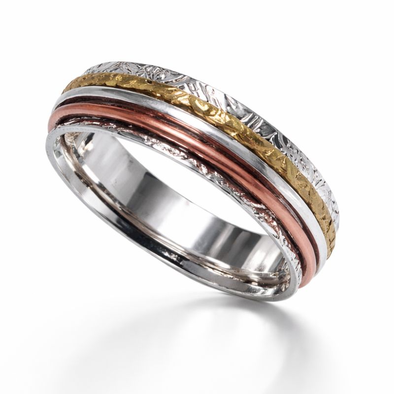 Textured Spinner Ring